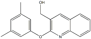 [2-(3,5-dimethylphenoxy)quinolin-3-yl]methanol Struktur