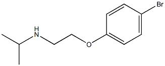 [2-(4-bromophenoxy)ethyl](propan-2-yl)amine Struktur