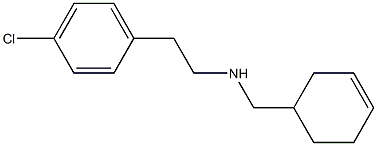 [2-(4-chlorophenyl)ethyl](cyclohex-3-en-1-ylmethyl)amine Struktur