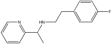 [2-(4-fluorophenyl)ethyl][1-(pyridin-2-yl)ethyl]amine Struktur