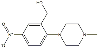 [2-(4-methylpiperazin-1-yl)-5-nitrophenyl]methanol Structure