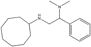 [2-(cyclooctylamino)-1-phenylethyl]dimethylamine Struktur