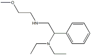 [2-(diethylamino)-2-phenylethyl](2-methoxyethyl)amine Struktur