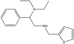 [2-(diethylamino)-2-phenylethyl](thiophen-2-ylmethyl)amine Struktur