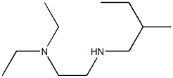 [2-(diethylamino)ethyl](2-methylbutyl)amine Struktur