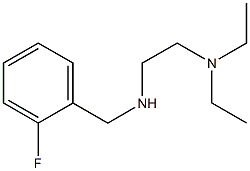 [2-(diethylamino)ethyl][(2-fluorophenyl)methyl]amine Struktur