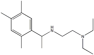 [2-(diethylamino)ethyl][1-(2,4,5-trimethylphenyl)ethyl]amine Struktur