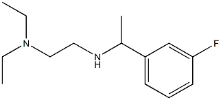 [2-(diethylamino)ethyl][1-(3-fluorophenyl)ethyl]amine Struktur