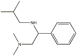 [2-(dimethylamino)-1-phenylethyl](2-methylpropyl)amine Struktur