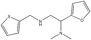 [2-(dimethylamino)-2-(furan-2-yl)ethyl](thiophen-2-ylmethyl)amine Struktur