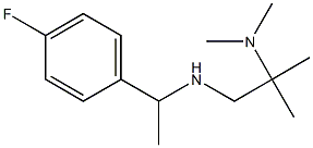 [2-(dimethylamino)-2-methylpropyl][1-(4-fluorophenyl)ethyl]amine Struktur