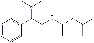 [2-(dimethylamino)-2-phenylethyl](4-methylpentan-2-yl)amine Struktur