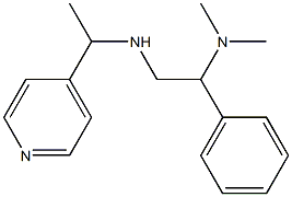 [2-(dimethylamino)-2-phenylethyl][1-(pyridin-4-yl)ethyl]amine Struktur