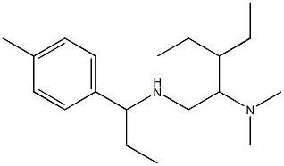 [2-(dimethylamino)-3-ethylpentyl][1-(4-methylphenyl)propyl]amine Struktur