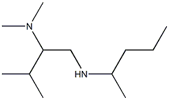 [2-(dimethylamino)-3-methylbutyl](pentan-2-yl)amine Struktur