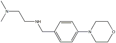 [2-(dimethylamino)ethyl]({[4-(morpholin-4-yl)phenyl]methyl})amine Struktur