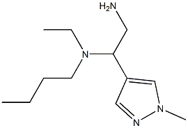 [2-amino-1-(1-methyl-1H-pyrazol-4-yl)ethyl](butyl)ethylamine Struktur