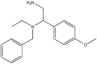 [2-amino-1-(4-methoxyphenyl)ethyl](benzyl)ethylamine Struktur