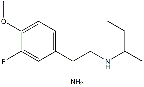 [2-amino-2-(3-fluoro-4-methoxyphenyl)ethyl](methyl)propan-2-ylamine Struktur