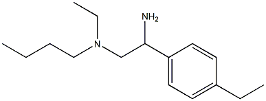 [2-amino-2-(4-ethylphenyl)ethyl](butyl)ethylamine Struktur