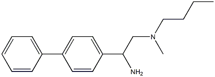 [2-amino-2-(4-phenylphenyl)ethyl](butyl)methylamine Struktur