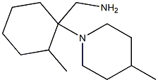 [2-methyl-1-(4-methylpiperidin-1-yl)cyclohexyl]methanamine Struktur