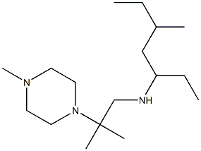 [2-methyl-2-(4-methylpiperazin-1-yl)propyl](5-methylheptan-3-yl)amine Struktur