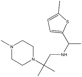 [2-methyl-2-(4-methylpiperazin-1-yl)propyl][1-(5-methylthiophen-2-yl)ethyl]amine Struktur