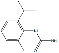 [2-methyl-6-(propan-2-yl)phenyl]urea Struktur