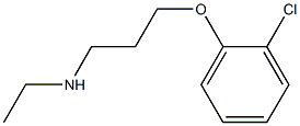 [3-(2-chlorophenoxy)propyl](ethyl)amine Struktur