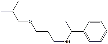 [3-(2-methylpropoxy)propyl](1-phenylethyl)amine Struktur