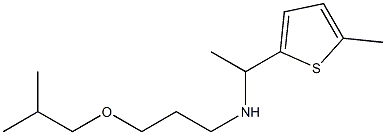 [3-(2-methylpropoxy)propyl][1-(5-methylthiophen-2-yl)ethyl]amine Struktur