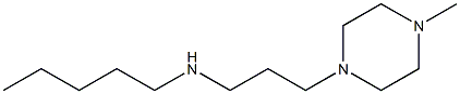 [3-(4-methylpiperazin-1-yl)propyl](pentyl)amine Struktur