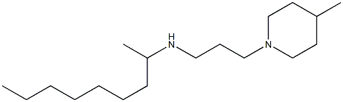 [3-(4-methylpiperidin-1-yl)propyl](nonan-2-yl)amine Struktur