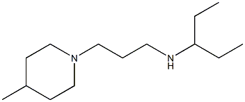 [3-(4-methylpiperidin-1-yl)propyl](pentan-3-yl)amine Struktur