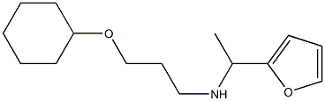 [3-(cyclohexyloxy)propyl][1-(furan-2-yl)ethyl]amine Struktur