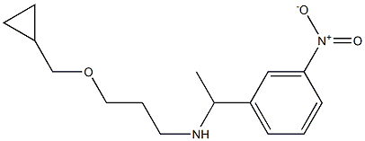 [3-(cyclopropylmethoxy)propyl][1-(3-nitrophenyl)ethyl]amine Struktur