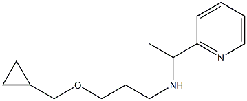 [3-(cyclopropylmethoxy)propyl][1-(pyridin-2-yl)ethyl]amine Struktur