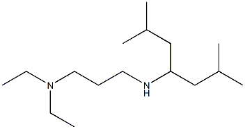 [3-(diethylamino)propyl](2,6-dimethylheptan-4-yl)amine Struktur