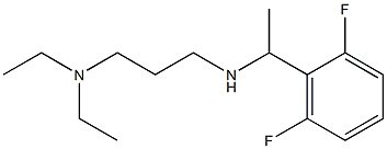 [3-(diethylamino)propyl][1-(2,6-difluorophenyl)ethyl]amine Struktur