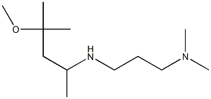 [3-(dimethylamino)propyl](4-methoxy-4-methylpentan-2-yl)amine Struktur