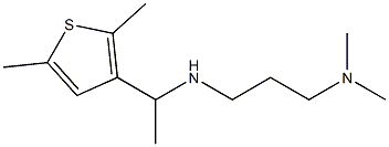 [3-(dimethylamino)propyl][1-(2,5-dimethylthiophen-3-yl)ethyl]amine Struktur