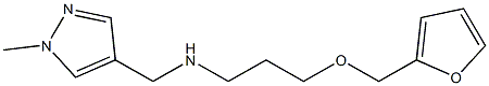 [3-(furan-2-ylmethoxy)propyl][(1-methyl-1H-pyrazol-4-yl)methyl]amine Struktur