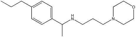 [3-(morpholin-4-yl)propyl][1-(4-propylphenyl)ethyl]amine Struktur