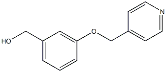 [3-(pyridin-4-ylmethoxy)phenyl]methanol Struktur