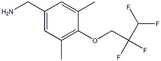 [3,5-dimethyl-4-(2,2,3,3-tetrafluoropropoxy)phenyl]methanamine Struktur