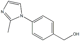 [4-(2-methyl-1H-imidazol-1-yl)phenyl]methanol Struktur