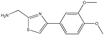 [4-(3,4-dimethoxyphenyl)-1,3-thiazol-2-yl]methanamine Struktur