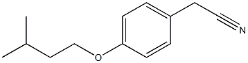 [4-(3-methylbutoxy)phenyl]acetonitrile Struktur