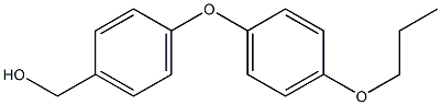 [4-(4-propoxyphenoxy)phenyl]methanol Struktur